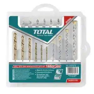 طقم بنط - حائط - حديد - لقم - 16 قطعة - TACSD3165