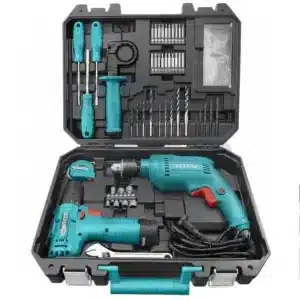 كيت شنيور - بطارية 12 فولت - شنيور 680 واط - 115 قطعة - THKTHP1192