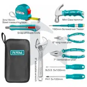 شنطة عدد يدوية - 9 قطع - شنطة قماش - THKTHP90096