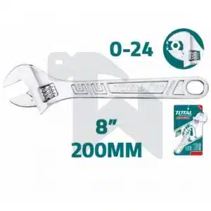 مفتاح فرنساوي - يد معدن - 8 بوصة - THT101083