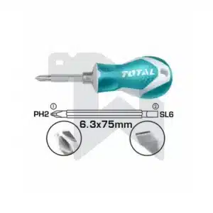 مفك قلاب عجوز 2×1 - صليبة و عادة - THT250216