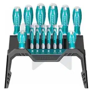 طقم مفك - يد كاوتش - 14 قطعة - THT250614