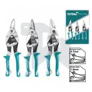 طقم مقص سلك سوستة - ستانلس ستيل - 0.7 مم - 3 قطع - THT520106K