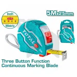 شريط 5 متر - 25مم - كاوتش 3 فرامل - TMT126052