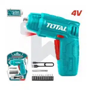 مفك - بطارية 4 فولت - 12قطعة اكسسوار - سوبر سيلكت - TSDLI0402