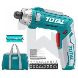 مفك - بطارية 8 فولت - 5.5 نيوتن - 16 قطعه اكسسوار - شنطه قماش - TSDLI0801