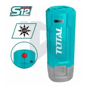 كشاف ليد وشاحن - 12 فولت - ليثيوم - بدون بطارية وشاحن - TUCLI1201