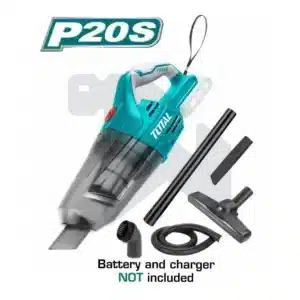 مكنسة بطارية - 20 فولت - 0.7 لتر - 5 قطع اكسسوار - TVLI2001