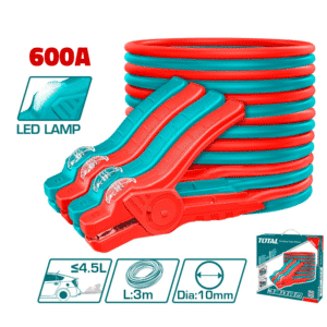 كابل وصلة بطارية - 10 مم - 3 متر - 600 امبير - ليد اضاءة - PBCA16008L
